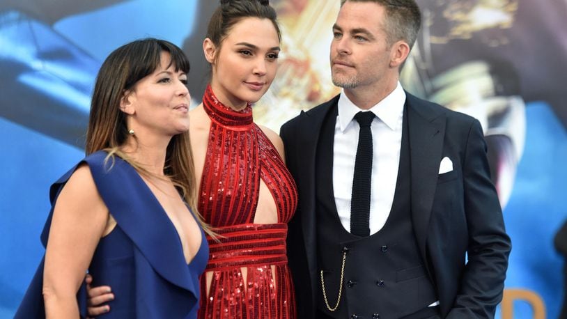 FILE PHOTO: Patty Jenkins and actors Gal Gadot and Chris Pine attend the premiere of Warner Bros. Pictures' "Wonder Woman" at the Pantages Theatre on May 25, 2017 in Hollywood, California.  (Photo by Frazer Harrison/Getty Images)