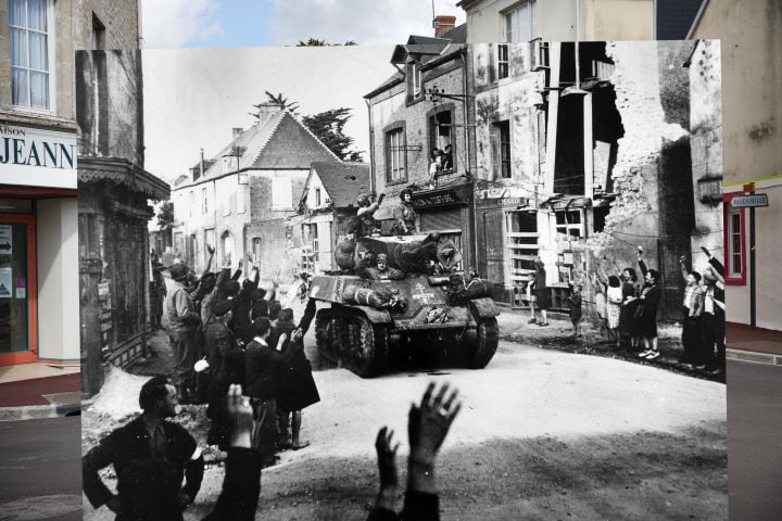 Photos: D-Day invasion then and now