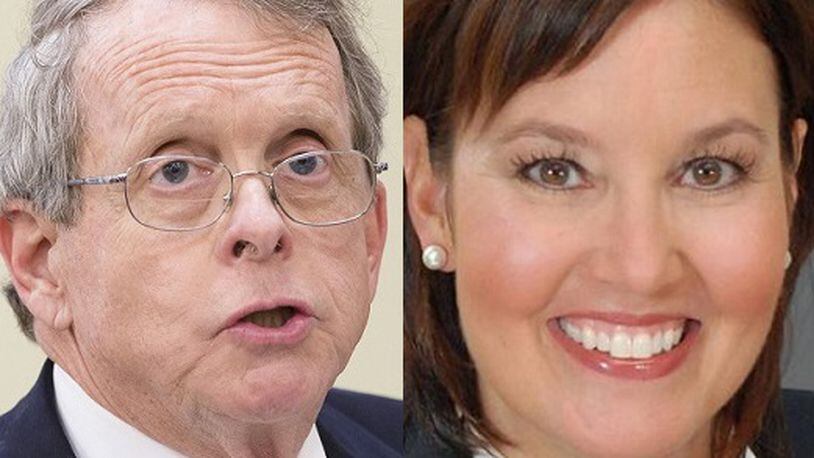 Mike DeWine and Mary Taylor