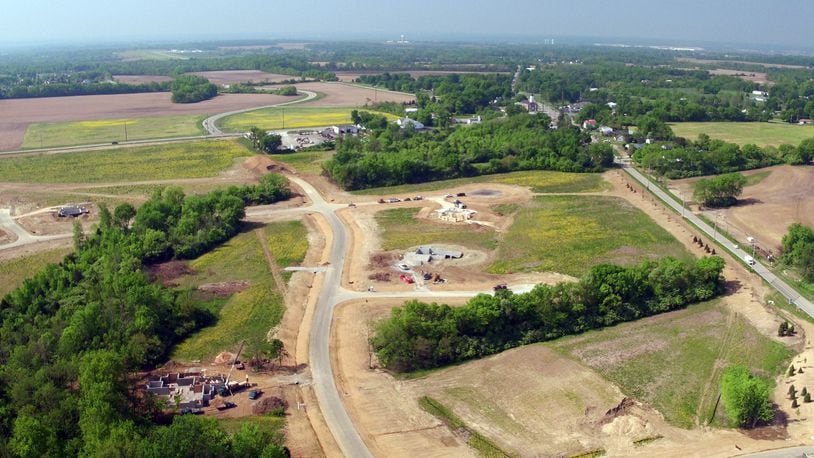 Oberer Homes is developing more than 150 acres in Clearcreek Twp. near Red Lion for more than 70 new homes. The property sits along State Routes 741 and 122. TY GREENLEES / STAFF