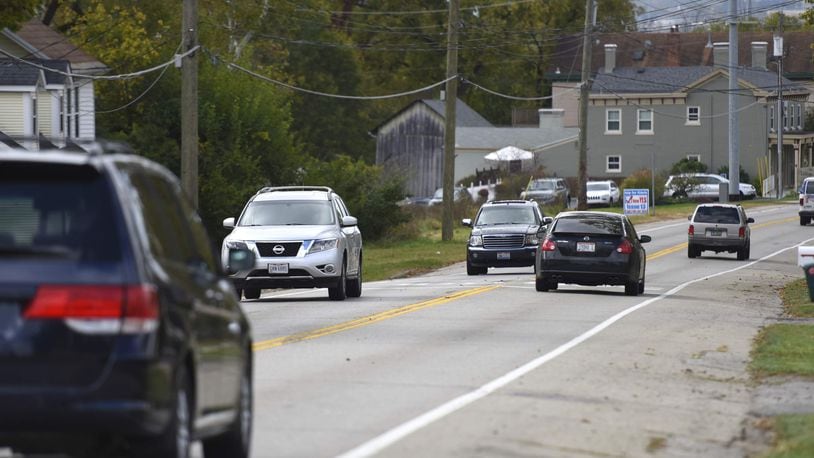 Motorists drive on Cincinnati-Dayton Road between West Chester Road and Interstate 75, a 1-mile stretch of road where improvements are planned to accommodate existing and projected traffic, reduce roadway congestion and improve motorist safety. NICK GRAHAM/STAFF