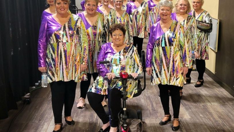 The Diamond Jubilee Chorus, a 45-member women’s acapella group, is preparing to compete at the Sweet Adelines International Harmony Classic Competition Oct. 31 in Louisville. CONTRIBUTED