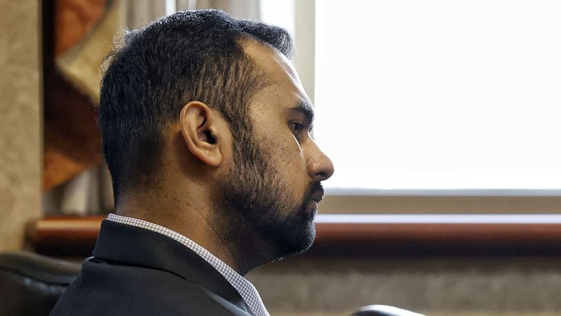 The trial of Taranpreet Singh, accused of raping four women in 2019 and 2020, started Tuesday, Sept. 28, 2021 in front of Judge Michael Oster in Butler County Common Pleas Court in Hamilton. NICK GRAHAM / STAFF