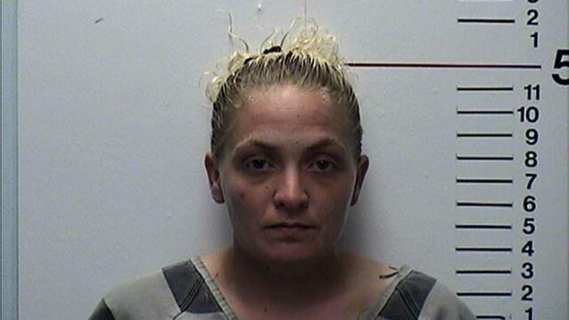 Megan Carr, 28, of Middletown, was charged with drug abuse methamphetamine and conveyance of narcotics into a detention facility, both third-degree felonies, and drug paraphernalia, a misdemeanor, according to a police report.