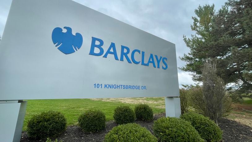 Barclays which has a contact center on Knightsbridge Drive in Hamilton is looking to hire 1,000 jobs nationwide and a significant number of those jobs could land in Hamilton. MICHAEL D. PITMAN/STAFF 