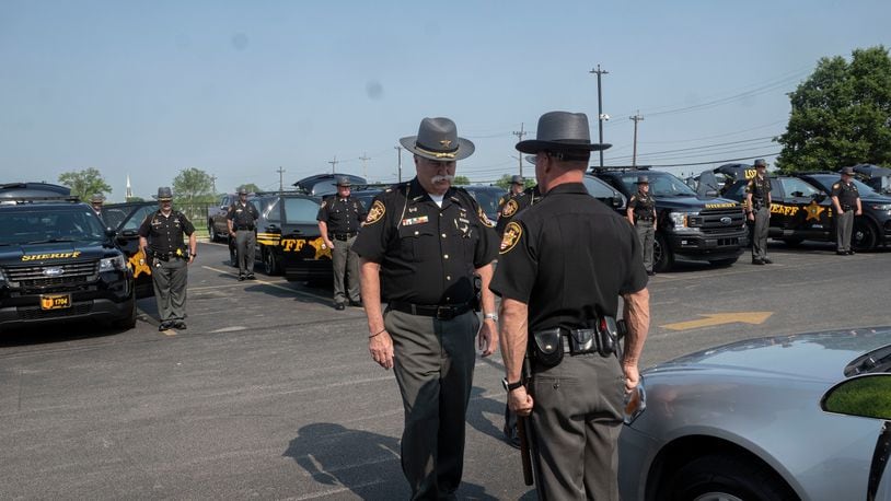 On Wednesday, the Butler County Sheriff's Office held its annual annual uniform inspection on sworn personnel to assure men and women maintain a professional image and that they are properly equipped to serve the community. BUTLER COUNTY SHERIFF'S OFFICE