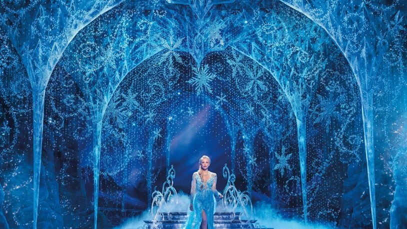 Caroline Bowman as Elsa in "Frozen." PHOTO BY DEAN VAN MEER.