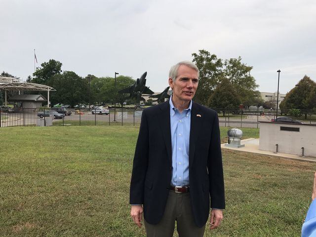 Rob Portman at Wright-Patterson AFB