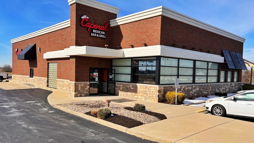El Caporal Mexican Bar & Grill is opening Wednesday, Feb. 16, 2022 in the former Frisch's location on Yankee Road in Liberty Township. NICK GRAHAM/STAFF