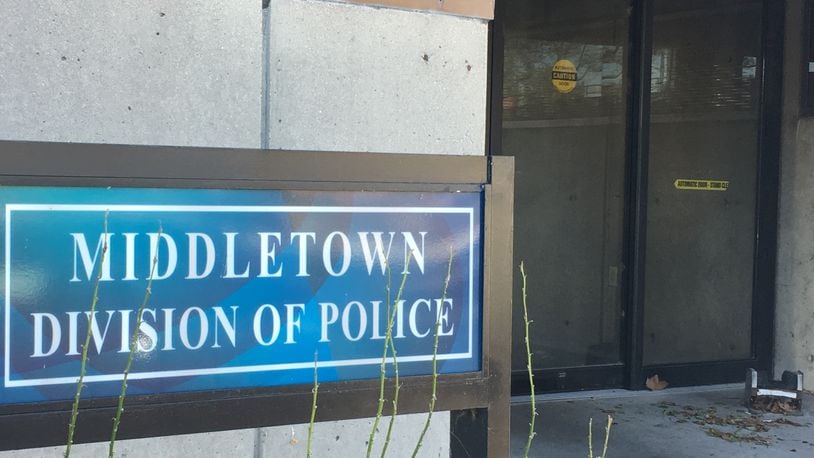 Ernest Thyot II, of Middletown, was charged with criminal damaging, criminal trespass and disorderly conduct to wit intoxication after he allegedly damaged the automatic sliding doors outside the Middletown Division of Police Department lobby.