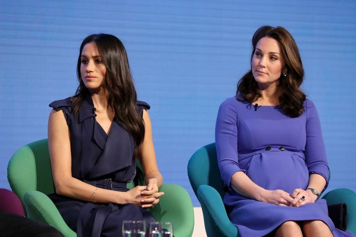 Photos: Meghan Markle appears with royals Harry, Kate, William at first joint engagement