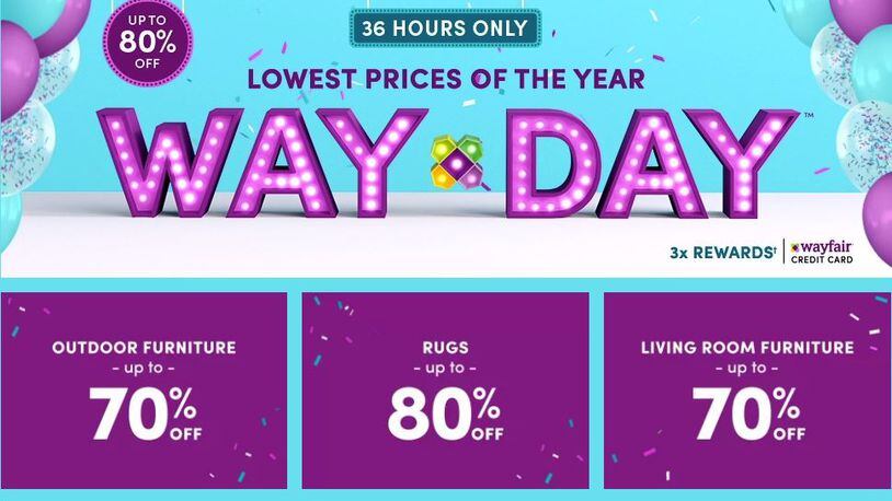 Wayfair’s version of Amazon’s Prime Day will end at midnight.
