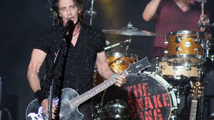 Rick Springfield broke out all of the hits at State Bank      Amphitheatre at Chastain Park on Aug. 26, 2018. Photo: Melissa      Ruggieri/AJC