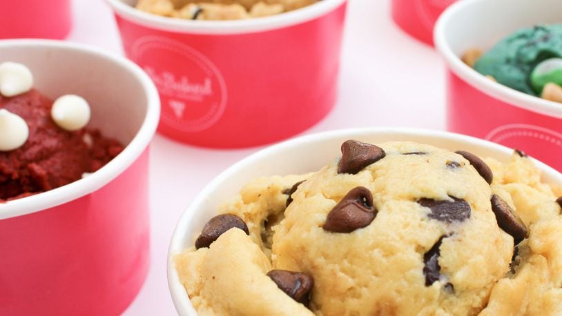 NoBaked Cookie Dough is one of four new businesses set to open in Deerfield Towne Center later this year. Located next to Duck Donuts, the storefront will offer 10 flavors of creamy, egg-free cookie dough are made fresh on-site each day and served with “endless” topping options. CONTRIBUTED