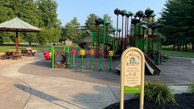 The playground at Rentschler Forest MetroPark in Fairfield Twp. was voted best in Butler County this year. It is considered a crown-jewel playground among all the Butler County MetroParks. CONTRIBUTED