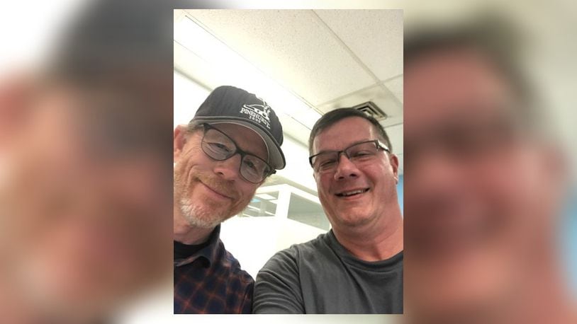 Steve Minor says he was getting his yearly flu shot Tuesday morning at the Walgreens on Breiel Boulevard when filmmaker Ron Howard walked in and picked up a prescription. CONTRIBUTED PHOTO