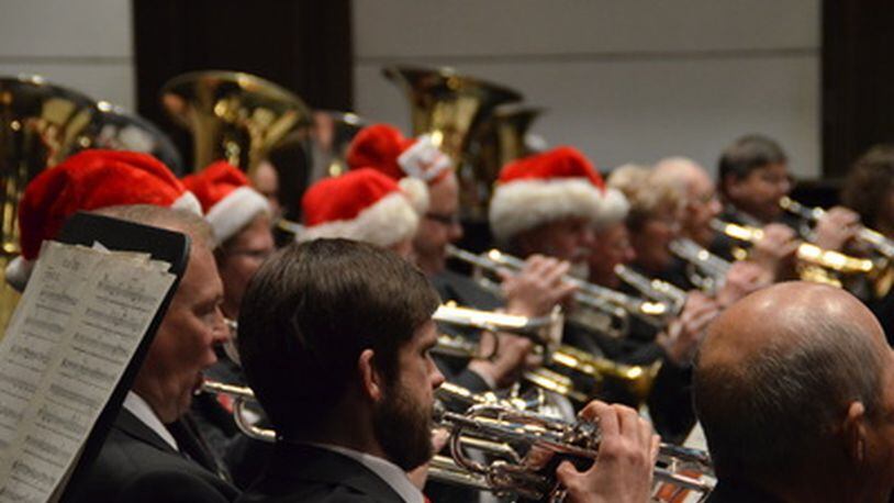 The Southwestern Ohio Symphonic Band will present a holiday concert on Sunday, Dec. 4, at Dave Finkelman Auditorium. CONTRIBUTED