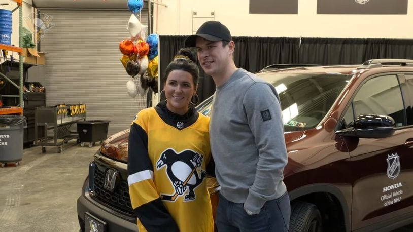 Sidney Crosby donated the SUV he won as MVP of the 2019 NHL All Star Game to a Pittsburgh veteran who did not have a car.