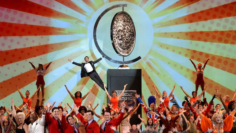 Host Neil Patrick Harris and casts of Broadway shows perform onstage at The 67th Annual Tony Awards at Radio City Music Hall on June 9, 2013 in New York City.