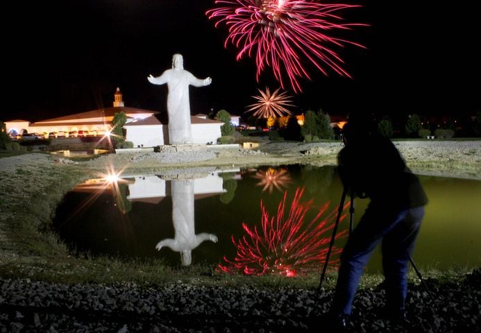 Throwback Thursday Jesus statue burns to the ground