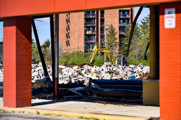 Demolition and construction underway at Hamilton West Shopping Center