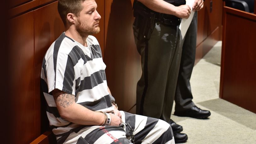 Cody Colwell, 27, appeared today in Warren County Common Pleas Court on Wednesday, May 8, 2019, for an arraignment. NICK GRAHAM / STAFF