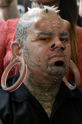 Guinness World Record for biggest stretch earlobes