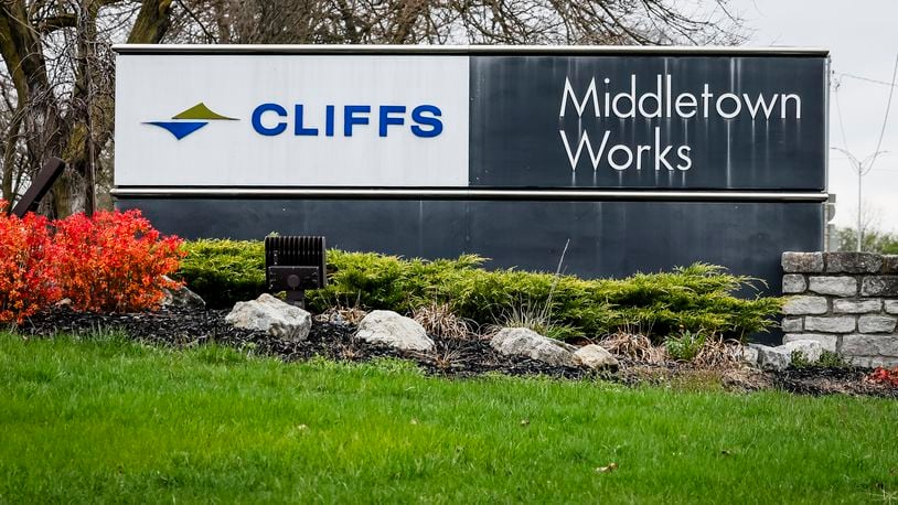 Cleveland-Cliffs Middletown Works is expected to receive a major investment of up to $500 million in federal funding and more than $1 billion in company financing to overhaul the ironmaking systems and install a new environmentally friendly system. NICK GRAHAM/STAFF