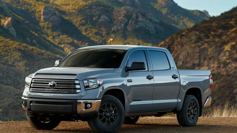 The 2021 Toyota Tundra full-size pickup offers up to 10,200-pound towing capacity and a 1,730-pound maximum payload. For 2021, Tundra offers the optional Trail Special Edition. Toyota photo