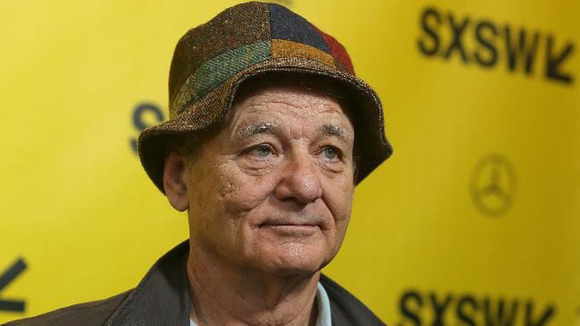 Bill Murray arrives for the North American premiere of "Isle of Dogs" at the Paramount Theatre during the South by Southwest Film Festival on Saturday, March 17, 2018, in Austin, Texas. (Photo by Jack Plunkett/Invision/AP)