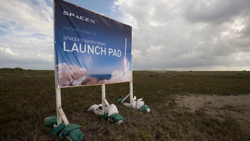 SpaceX is planning its first new rocket launch site at a remote site at Boca Chica beach in far south Texas about two miles from the mouth of the Rio Grande River. (Photo by Robert Daemmrich Photography Inc/Corbis via Getty Images)