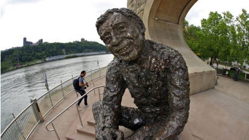 Fred Rogers is memorialized with a statue in Pittsburgh.