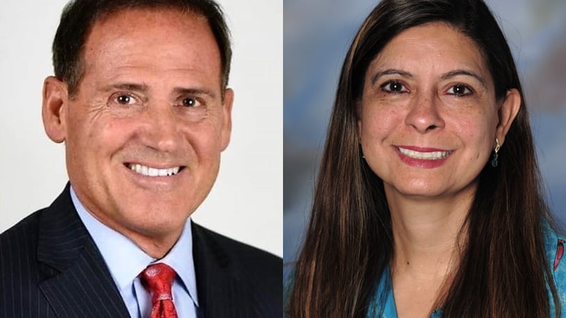 Incumbent Tom Grossmann and challenger Nadila Babar are the candidates for a Warren County Commission seat in the November 2022 election.