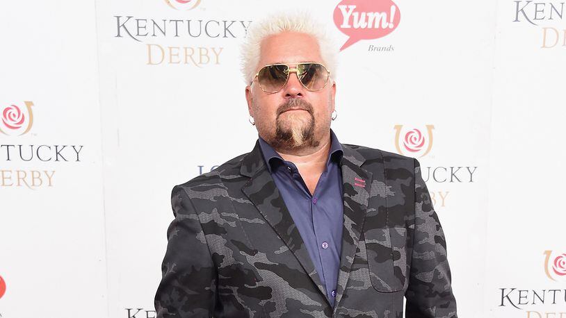 Guy Fieri cooked meals for first responders, firefighters and others affected by Northern California wildfires last week.