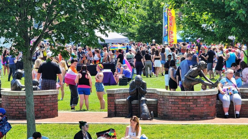 The first in-person Hamilton Pride event was held on Saturday, June 5, 2021. It included a parade, a festival and a concert at RiversEdge Amphitheater. NICK GRAHAM / STAFF