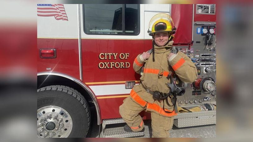 New hire Clayton Pearson has joined the force to help the Oxford Fire Dept. EDWARD ORZECH/OXFORD OBSERVER