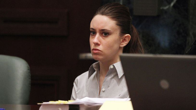 Casey Anthony listens to the testimony of Krystal Holloway, who claims to have had an affair with Anthony's father, during her murder trial at the Orange County Courthouse on June 30, 2011 in Orlando, Florida. Anthony's defense attorneys argued that she didn't kill her two-year-old daughter Caylee, but that she accidentally drowned.