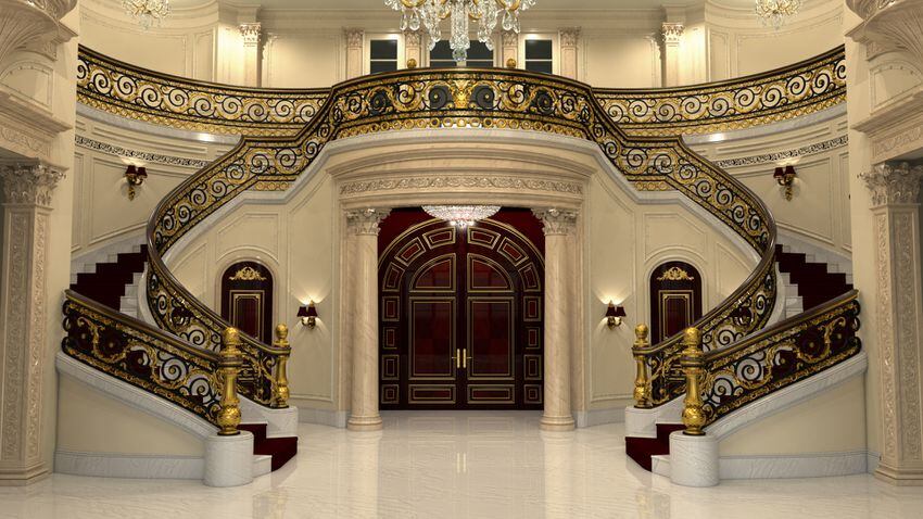 Lobby stairs