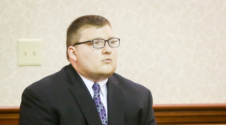 Tyler Conrad waived his right to a jury trial, which means Butler County Common Pleas Judge Keith Spaeth will hear the evidence and decide if Conrad is guilty or not guilty. GREG LYNCH / STAFF