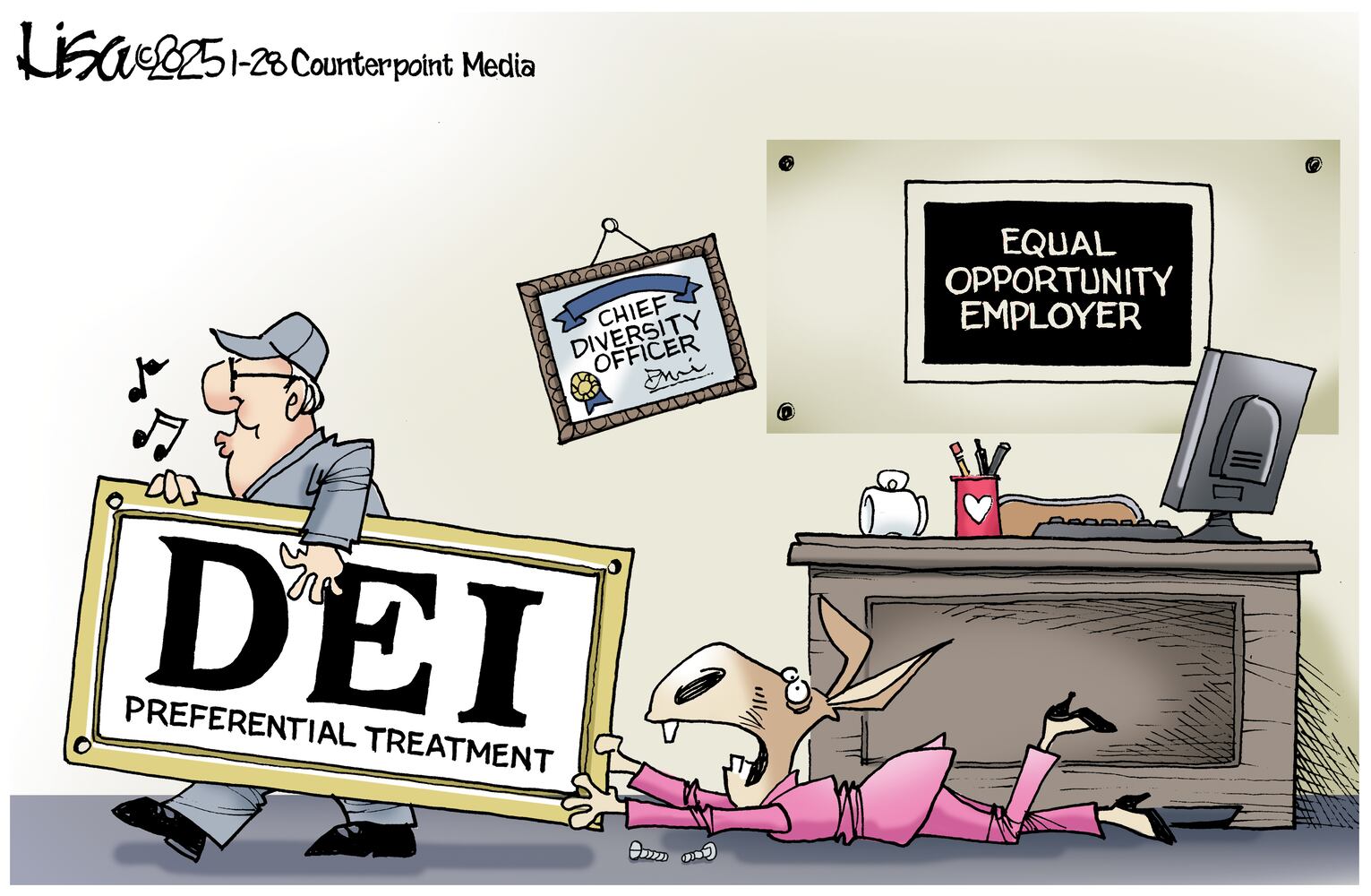 CARTOONS: Lisa Benson, Jan.  30, 2025