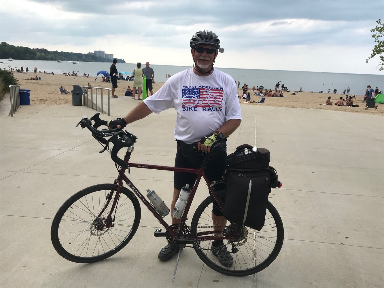 Great American Bike Rally ride from Fairfield to Cleveland