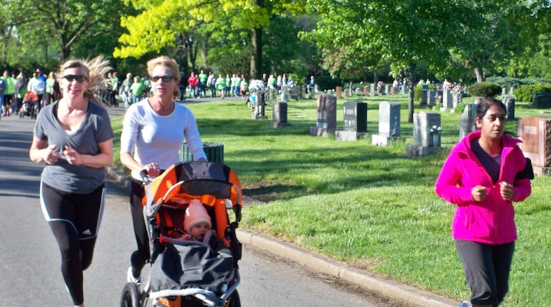 A scene from a previous Hospice Care of Middletown Mother’s Day 5K Run & Walk. More than 600 runners and walkers are expected to participate. CONTRIBUTED