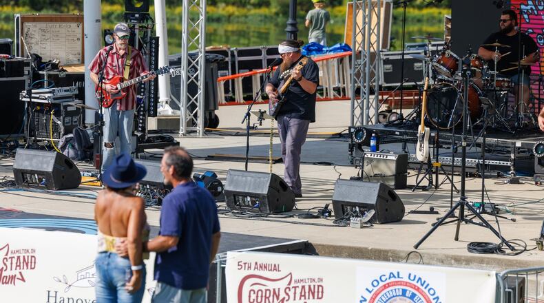 The Fifth Annual Corn Stand Jam took place Saturday, Sept. 30, 2023 at Marcum Park and RiversEdge in Hamilton. The festival aims to raise awareness and funds for mental health support organizations and scholarships. THOMAS PATE/NARRATUS MEDIA (CONTRIBUTED)