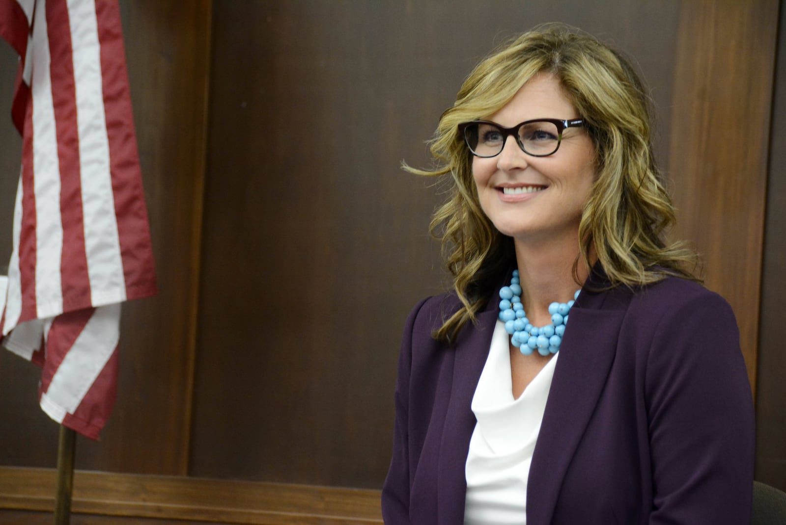 Ohio Senate Democratic candidate Kathy Wyenandt, of Liberty Twp., will face in November the winner GOP primary for the 4th Ohio Senate District. MICHAEL D. PITMAN/FILE