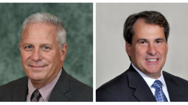 West Chester-Liberty Chamber Alliance’s 2018 Everest Award honorees include Kemba Credit Union CEO Steve Behler, Danis Building Construction Company Chairman and CEO John Danis and Mercy Health-Fairfield Hospital President and CEO Thomas Urban. CONTRIBUTED