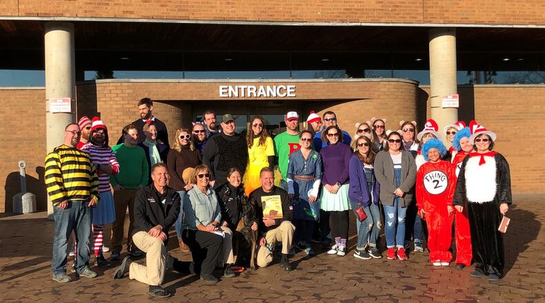 Participants in Saturday’s Middletown Kiwanis Book Around Middletown Shopping Cart Challenge the raised money for the Dolly Parton Imagination Library that sends children from ages 0 to 5 years old a book a month. SUBMITTED