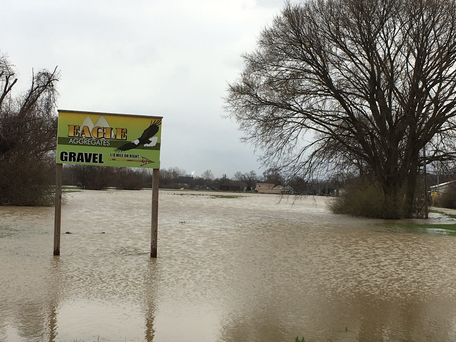 Flooding along Oxford State Road in Lemon Twp. LAUREN PACK/STAFF
