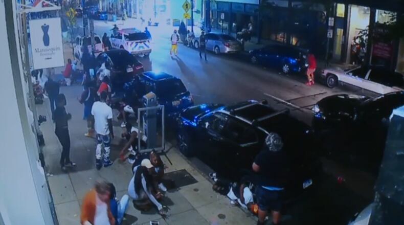 Diablo McCoats and Jarvis Barnes have both been arrested in connection with Sunday's early morning shooting in OTR that left nine injured. CINCINNATI POLICE/CONTRIBUTED