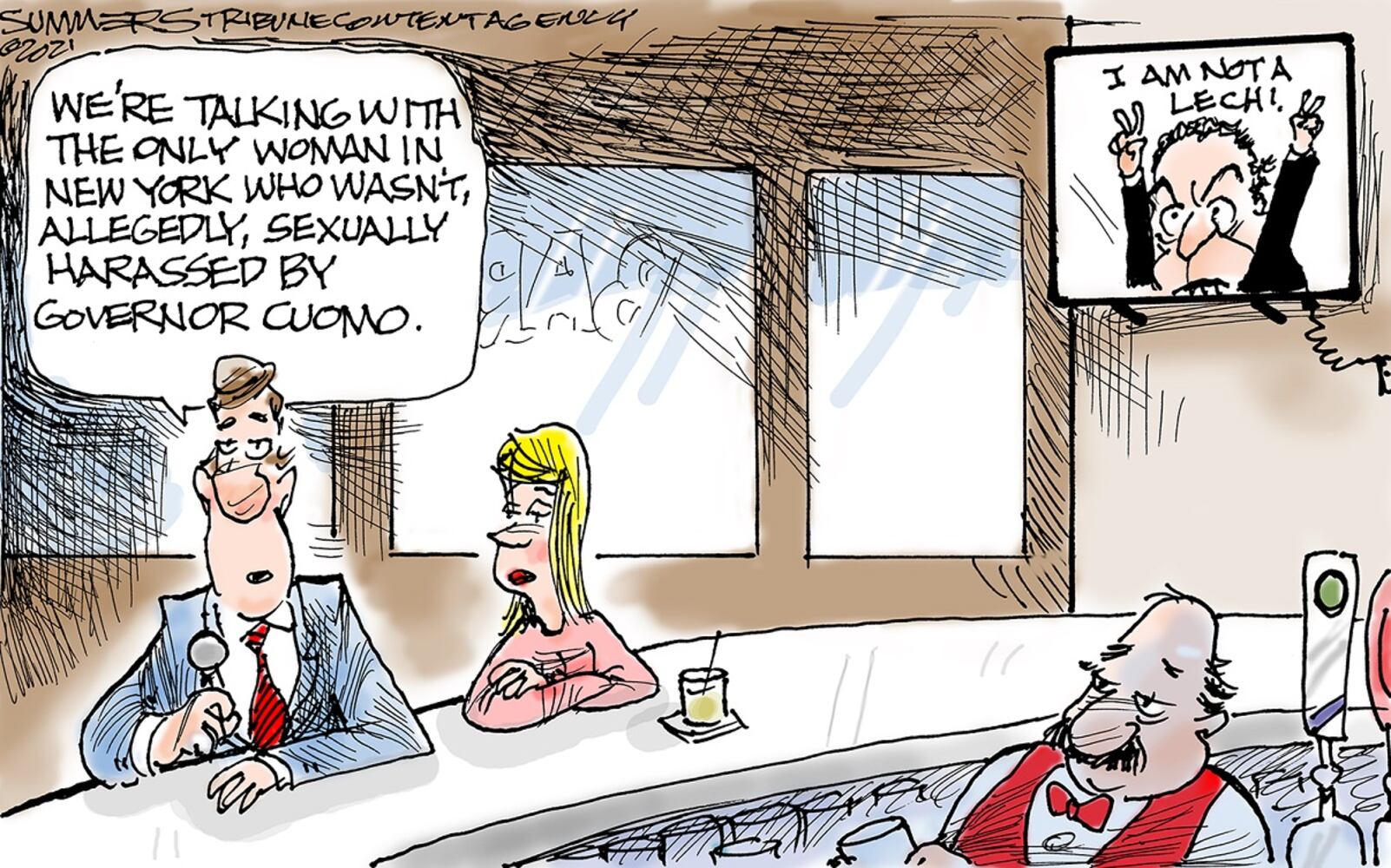 Week in cartoons: Biden press conference, Georgia voting rules and more