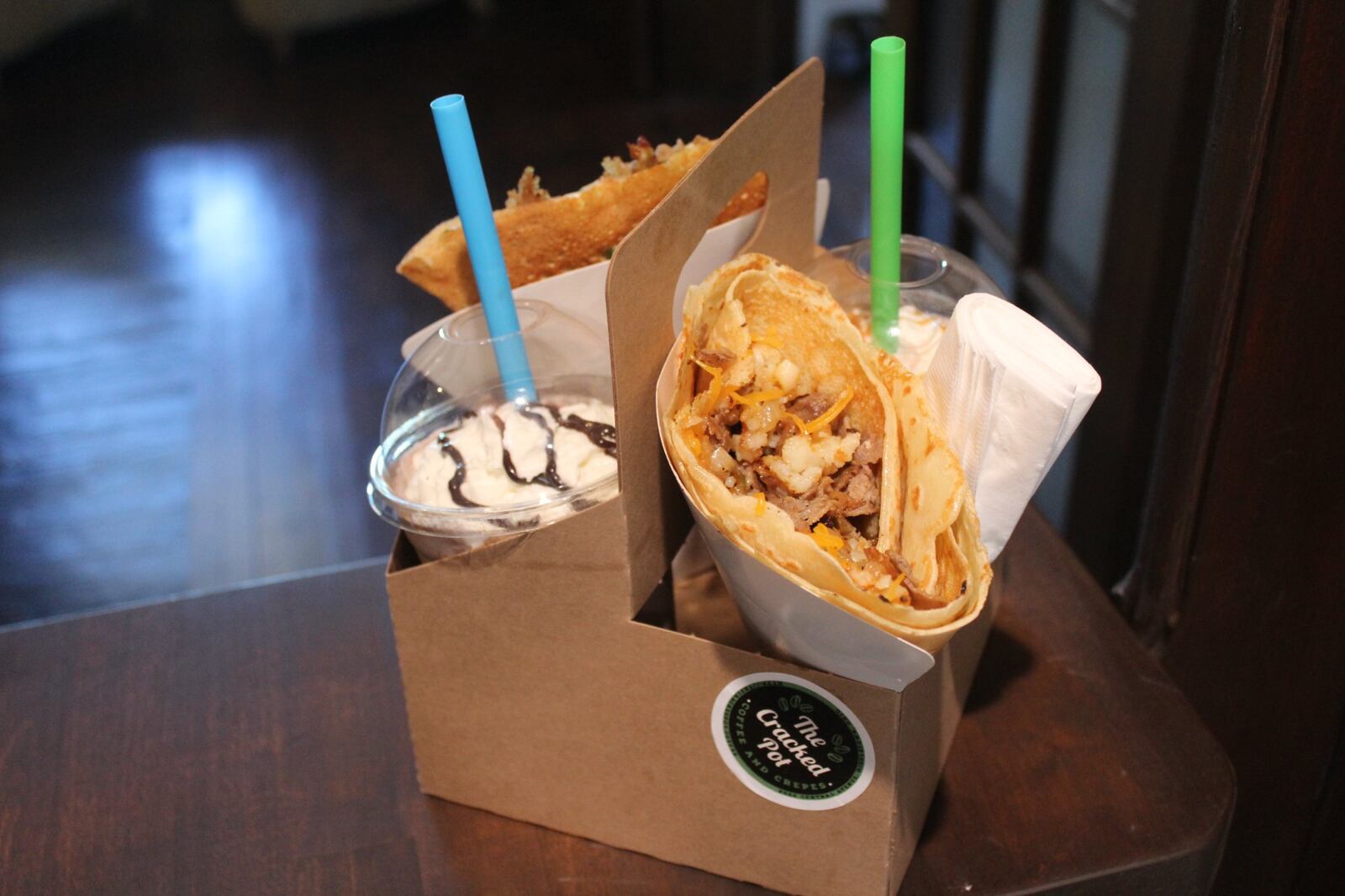 The Cracked Pot on Central Avenue in Middletown offers a variety of drinks and crepes. SUBMITTED PHOTO